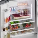 100 Series French Door Bottom Mount Refrigerator 36'' Brushed steel view 9