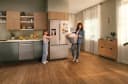 100 Series French Door Bottom Mount Refrigerator 36'' Brushed steel view 10