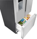 100 Series French Door Bottom Mount Refrigerator 36'' Brushed steel view 13