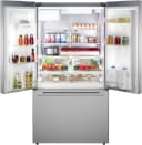 500 Series French Door Bottom Mount Refrigerator 36'' Brushed steel view 4