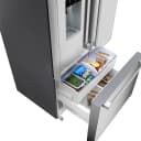 500 Series French Door Bottom Mount Refrigerator 36'' Brushed steel view 12