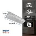 30-Inch Built-In Power Pack Insert w/ Easy Install System, 300 Max Blower CFM view 6