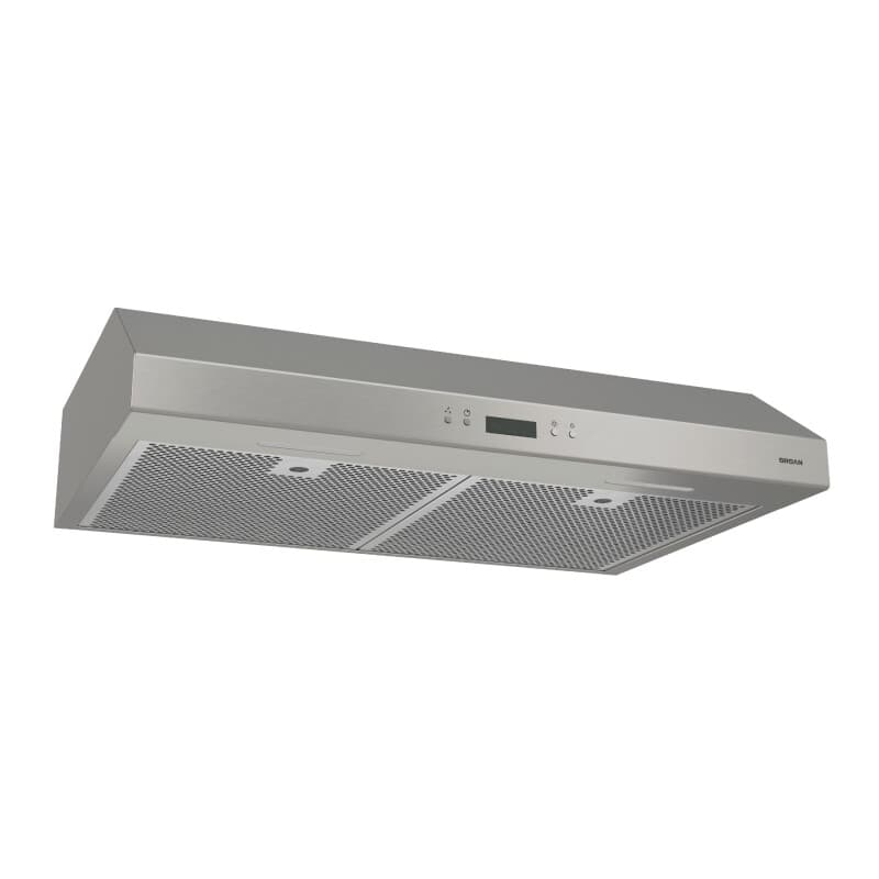 Glacier 42inch UnderCabinet Range Hood, 450 Max Blower CFM, Black