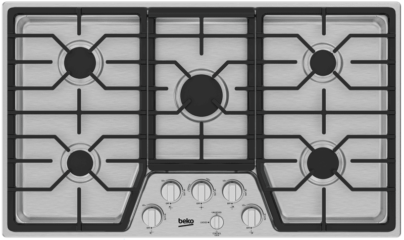 36" Built-In Gas Cooktop with 5 Burners