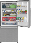 30" Bottom Freezer Refrigerator with Harvestfresh view 3