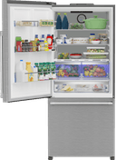 30" Bottom Freezer Refrigerator with HarvestFresh view 4