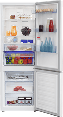 24" Freezer Bottom White Refrigerator view 2
