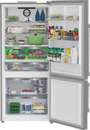 30" Bottom Freezer Refrigerator view 3