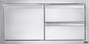 36 x 16 inch Single Door & Double Drawer Combo view 2