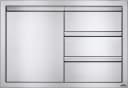 36 x 24 inch Single Door & Triple Drawer Combo and Triple Drawer view 2