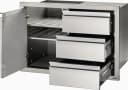36 x 24 inch Single Door & Triple Drawer Combo and Triple Drawer view 3