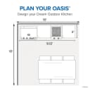 Built-in 700 Series Power Burner with Stainless Steel Cover view 9