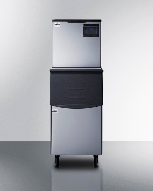 350 lb. Commercial Ice Machine With Stainless Steel Bin