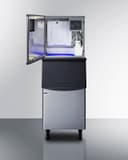 350 lb. Commercial Ice Machine With Stainless Steel Bin view 4