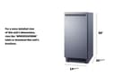68 lb. Outdoor Clear Icemaker, ADA Compliant view 6
