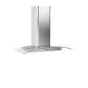 Curved Glass Chim. Wall, 30in, LED, 600 CFM w/ACT view 3