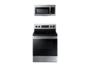 Freestanding Electric Range + Over-the-Range Microwave view 1