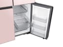 Bespoke 4-Door Flex™ Refrigerator (29 cu. ft.) in Rose Pink Glass view 9
