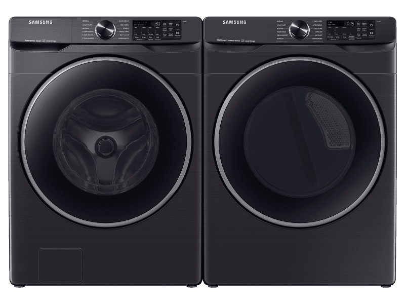 Smart Front Load Super Speed Wash Washer and Smart Steam Sanitize+ Electric Dryer package