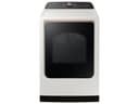 Smart Top Load Super Speed Wash Washer and Smart Steam Sanitize+ Gas Dryer with package in Ivory view 1