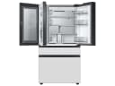 Bespoke 4-Door French Door Refrigerator (23 cu. ft.) with Customizable Door Panel Colors and Beverage Center™ in Rose Pink Glass view 4