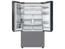Bespoke 3-Door French Door Refrigerator (24 cu. ft.) with Beverage Center™ in Charcoal Glass view 3