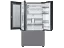 Bespoke 3-Door French Door Refrigerator (24 cu. ft.) with Beverage Center™ in Charcoal Glass view 4