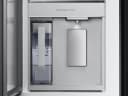 Bespoke 4-Door French Door Refrigerator (29 cu. ft.)–with Family Hub™ Panel in Charcoal Glass – (with Customizable Door Panel Colors) in Charcoal Glass Top, White Glass Middle and Bottom Panels view 6