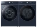 Bespoke Ultra Capacity AI Front Load Washer and Electric Dryer in Brushed Navy view 2