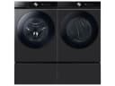 Bespoke Ultra Capacity Front Load Washer and Gas Dryer in Brushed Black view 3