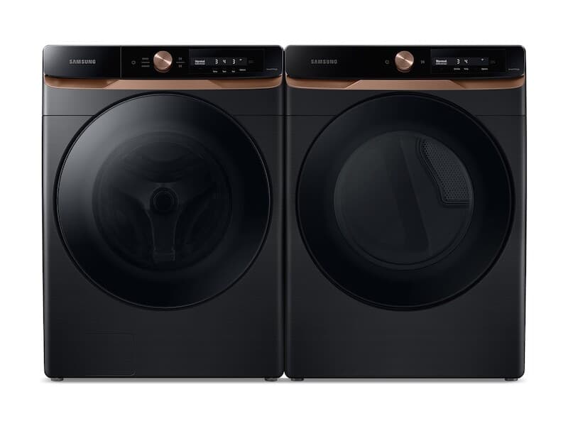 Large Capacity AI Smart Dial Front Load Washer with Auto Dispense and Super Speed Wash and AI Smart Dial Electric Dryer with Super Speed Dry and MultiControl