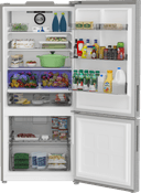 30" 16.1 cu.ft. Counter-Depth Bottom Freezer Refrigerator, Pocket Handle, ENERGY STAR® view 3