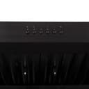 30 In. 600 Cfm Ducted Under Cabinet Range Hood In Black Stainless Steel view 5