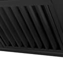30"Black Stainless Steel Range Hood with Black Stainless Steel Handle view 6