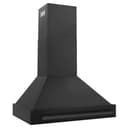 36"Black Stainless Steel Range Hood with Black Stainless Steel Handle view 3