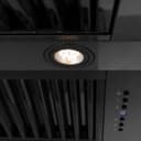 36"Black Stainless Steel Range Hood with Black Stainless Steel Handle view 7