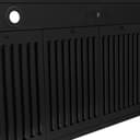 Autograph Edition 48 in. Black Stainless Steel Wall Mount Range Hood With Polished Gold Handle view 5
