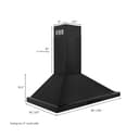 Convertible Vent Wall Mount Range Hood (BSKBN) - 30 Inch view 9
