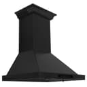 24 In. Crownsound™ Ducted Vent Wall Mount Range Hood In Black Stainless Steel With Built-in Bluetooth Speakers view 3