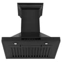 24 In. Crownsound™ Ducted Vent Wall Mount Range Hood In Black Stainless Steel With Built-in Bluetooth Speakers view 8