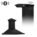 36 In. Crownsound™ Ducted Vent Wall Mount Range Hood In Black Stainless Steel With Built-in Bluetooth Speakers view 1