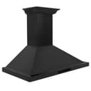 36 In. Crownsound™ Ducted Vent Wall Mount Range Hood In Black Stainless Steel With Built-in Bluetooth Speakers view 5
