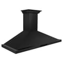 48 In. Crownsound™ Ducted Vent Wall Mount Range Hood In Black Stainless Steel With Built-in Bluetooth Speakers view 4