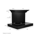 24 In. Crownsound™ Ducted Vent Wall Mount Range Hood In Black Stainless Steel With Built-in Bluetooth Speakers view 13