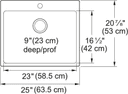 Brookmore Drop In Sink - view 2