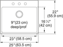 Brookmore Drop In Sink - view 2
