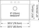 Brookmore Drop In Sink - view 2
