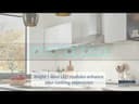 36-Inch Convertible Wall-Mount Pyramidal Chimney Range Hood, 450 Max CFM view 7