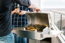 Electric Grill With Pedestal Stand view 3