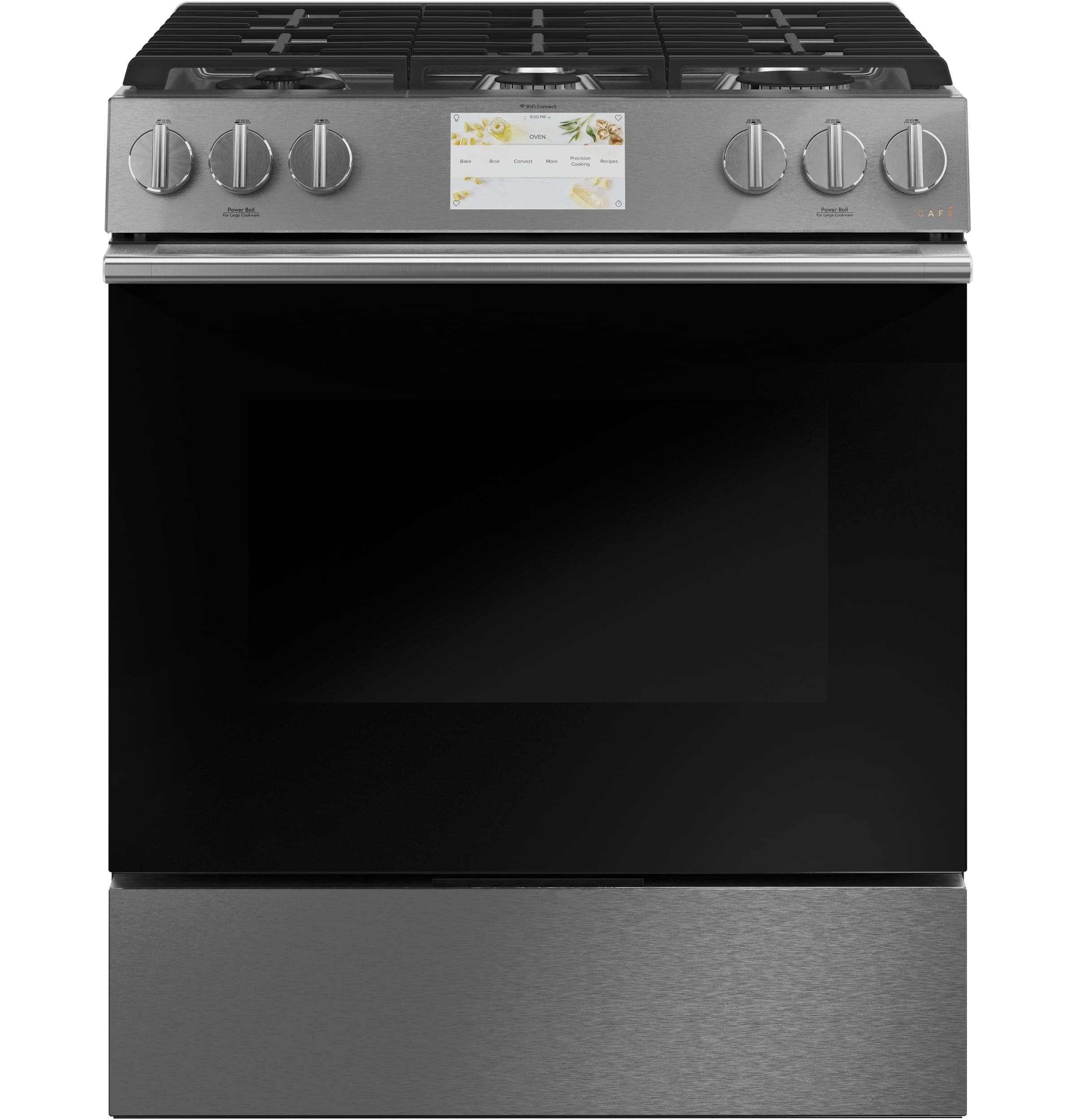 30" Smart Slide-In, Front-Control, Dual-Fuel Range